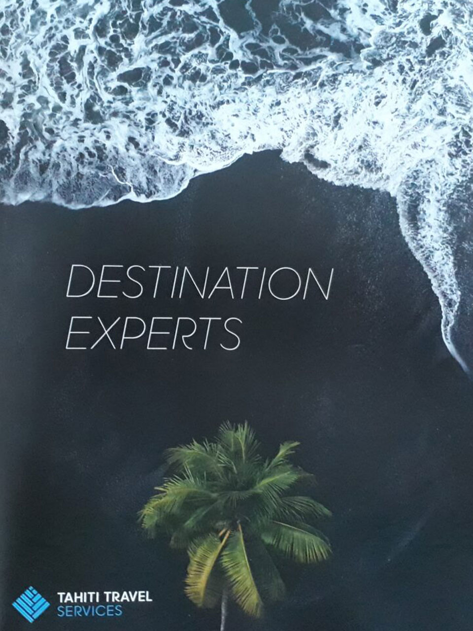 cover of tahiti travel services e brochure destination expert