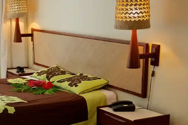 comfortable room at royal tahitien hotel in papeete